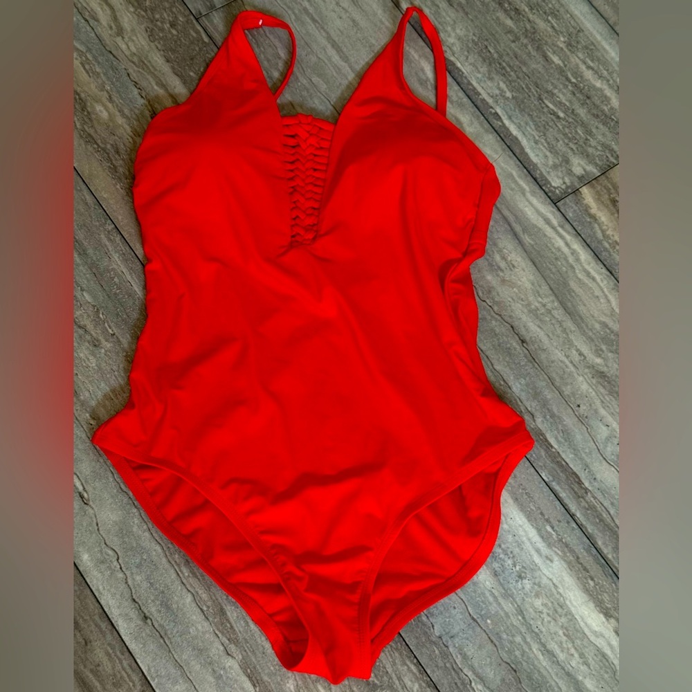 Catalina Women's Red One Piece Swimsuit
